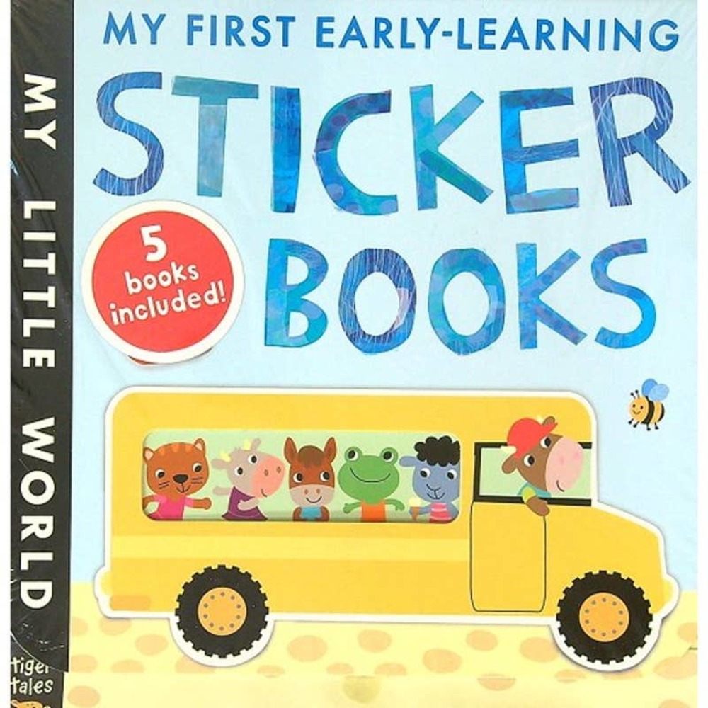 5 My First Early Learning Sticker Books NEW